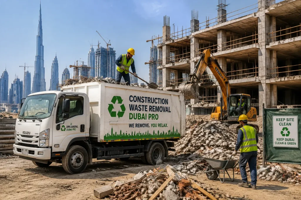 Dubai Construction Cleanup Skyline