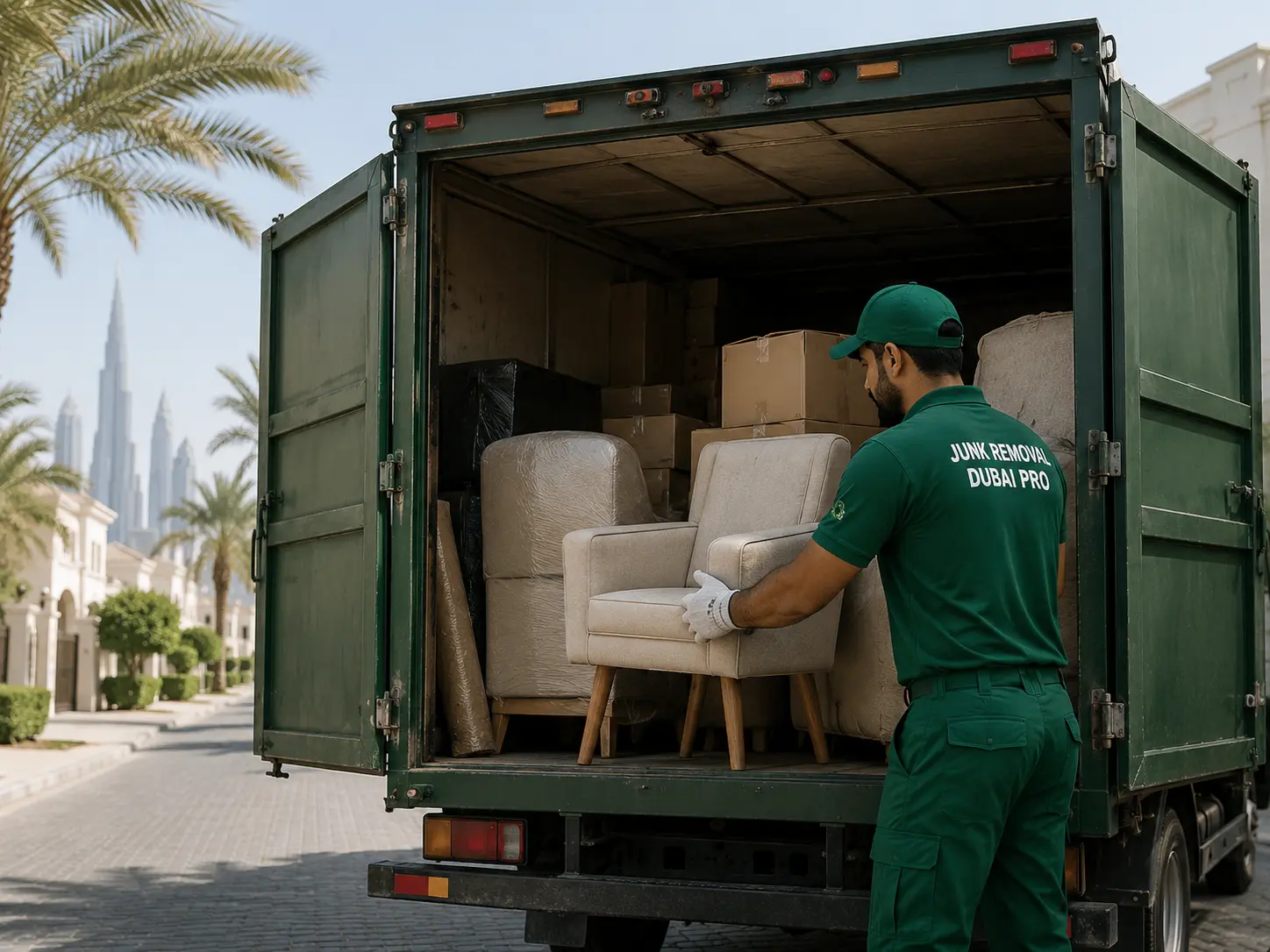 Dubai Junk Removal Truck Loading