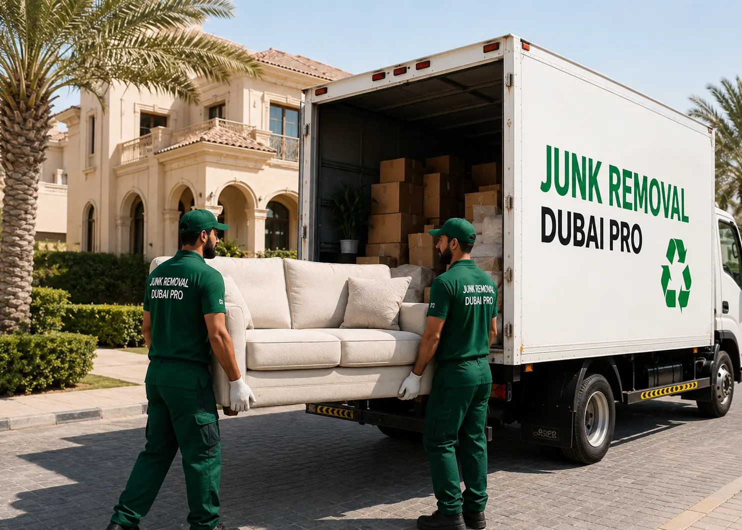 Luxury Movers Loading Sofa