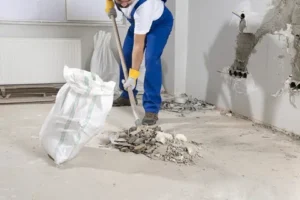 Junk removal after renovation in The Villa